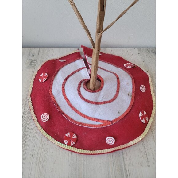 Charlie Brown style Xmas Tree mini skirt home decor pine - Picture 4 of 12